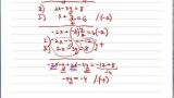 כיתה ח – שיעור 18 ד – מערכת משוואות – שיטת השוואת המקדמים